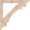 Ekena Millwork Merced Traditional Smooth Bracket, Douglas Fir, 3 1/2"W x 38"D x 38"H BKT04X38X38MRC01SDF - alternate 3
